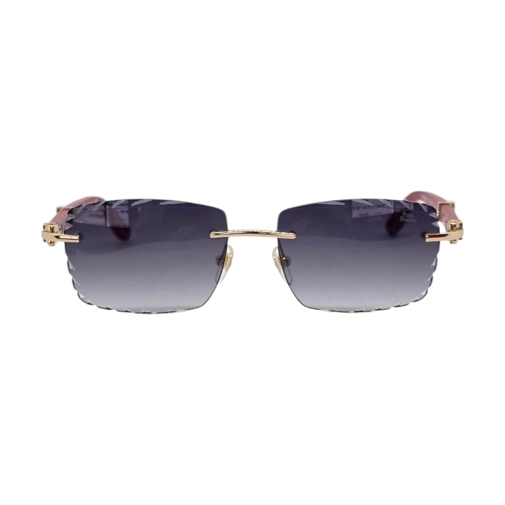 Porta Romana Men's Sunglasses - Black and Gold - Picture 6 of 7